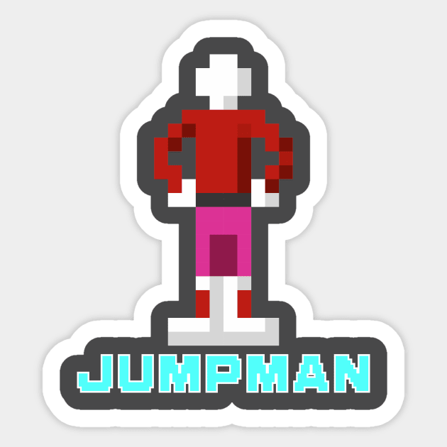 Jumpman! Sticker by altered igo